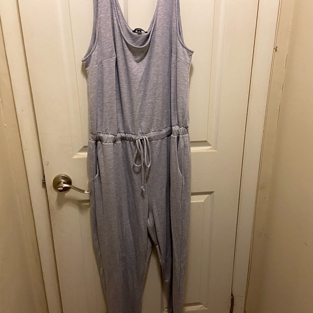 Fashion Nova Sleeveless Jumpsuit Plus Size